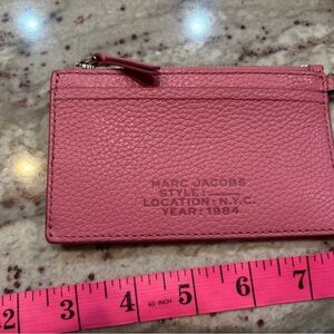 Marc Jacobs Rose Pink Card Holder
